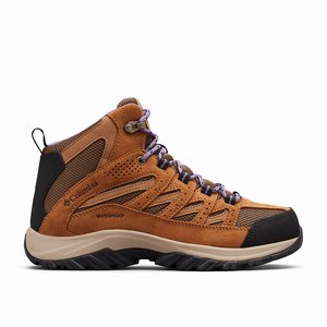 Columbia Crestwood™ Mid Vattenproof Vandringsskor Dam Bruna (GOQAB2945)